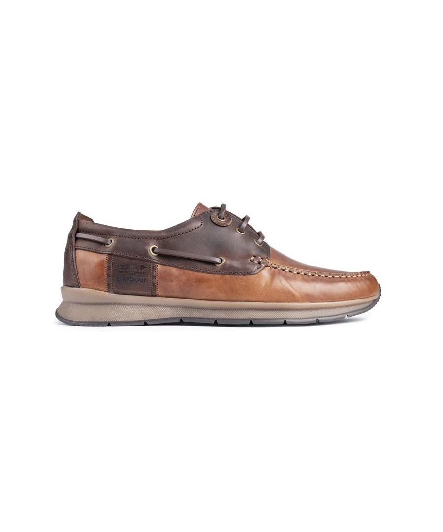 These Brown Leather Boat Shoes From Barbour Are Versatile And Can Be Worn All Year Around. Featuring High Quality Leather Upper, A Flexible Sole And Embossed Branding, This Timeless, Classic Style Never Goes Out Of Fashion. These Men's Designer Shoes Are Finished With Leather Laces And Padded Insole For Added Comfort.