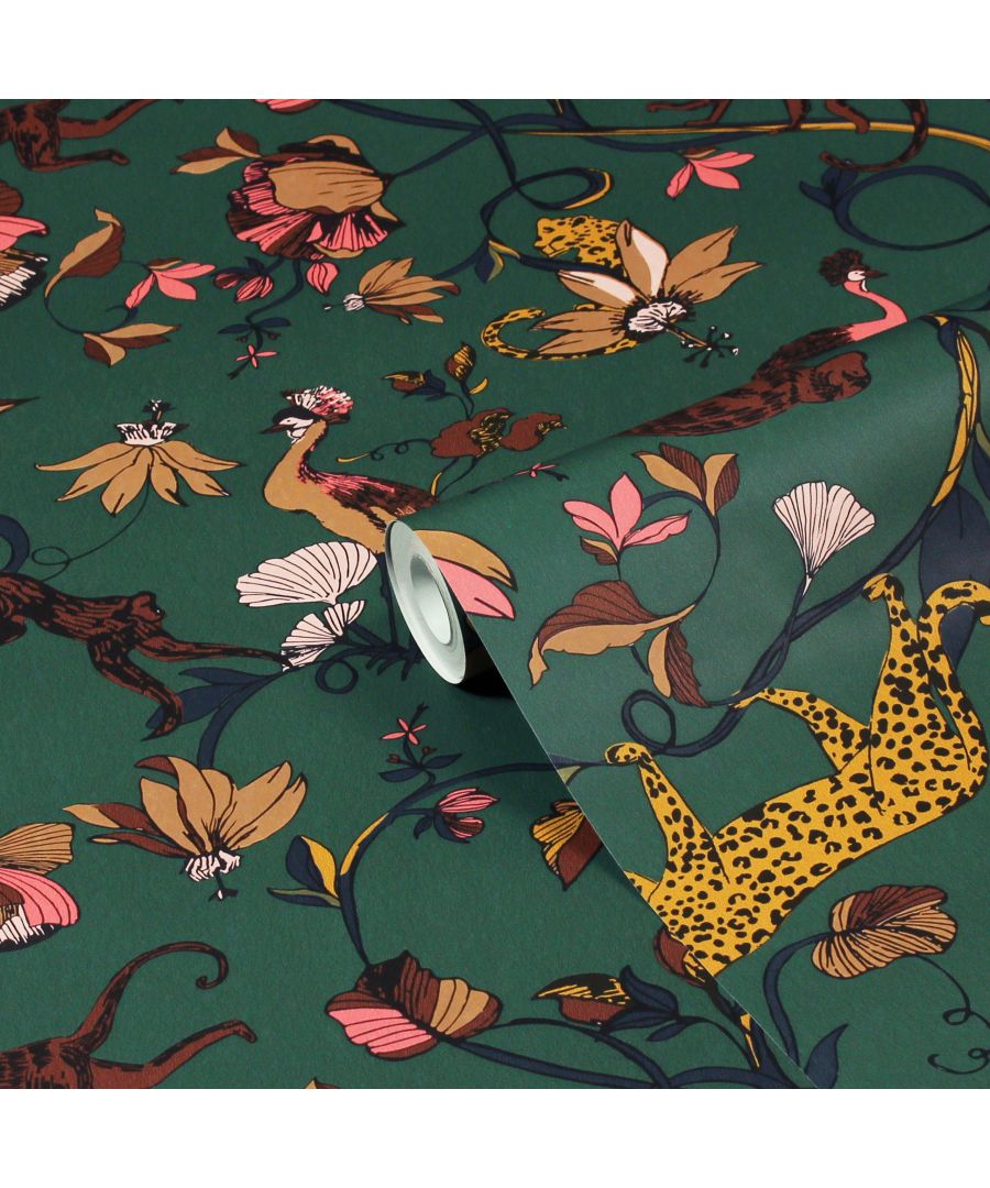 Image for Exotic Wildlings Tropical Printed Wallpaper