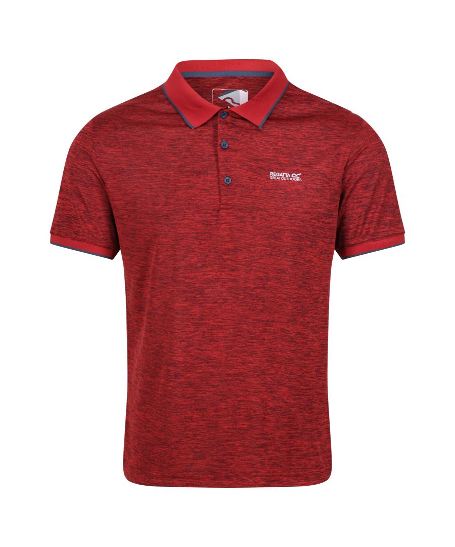 Image for Regatta Mens Remex II Polo Shirt (Fiery Red)