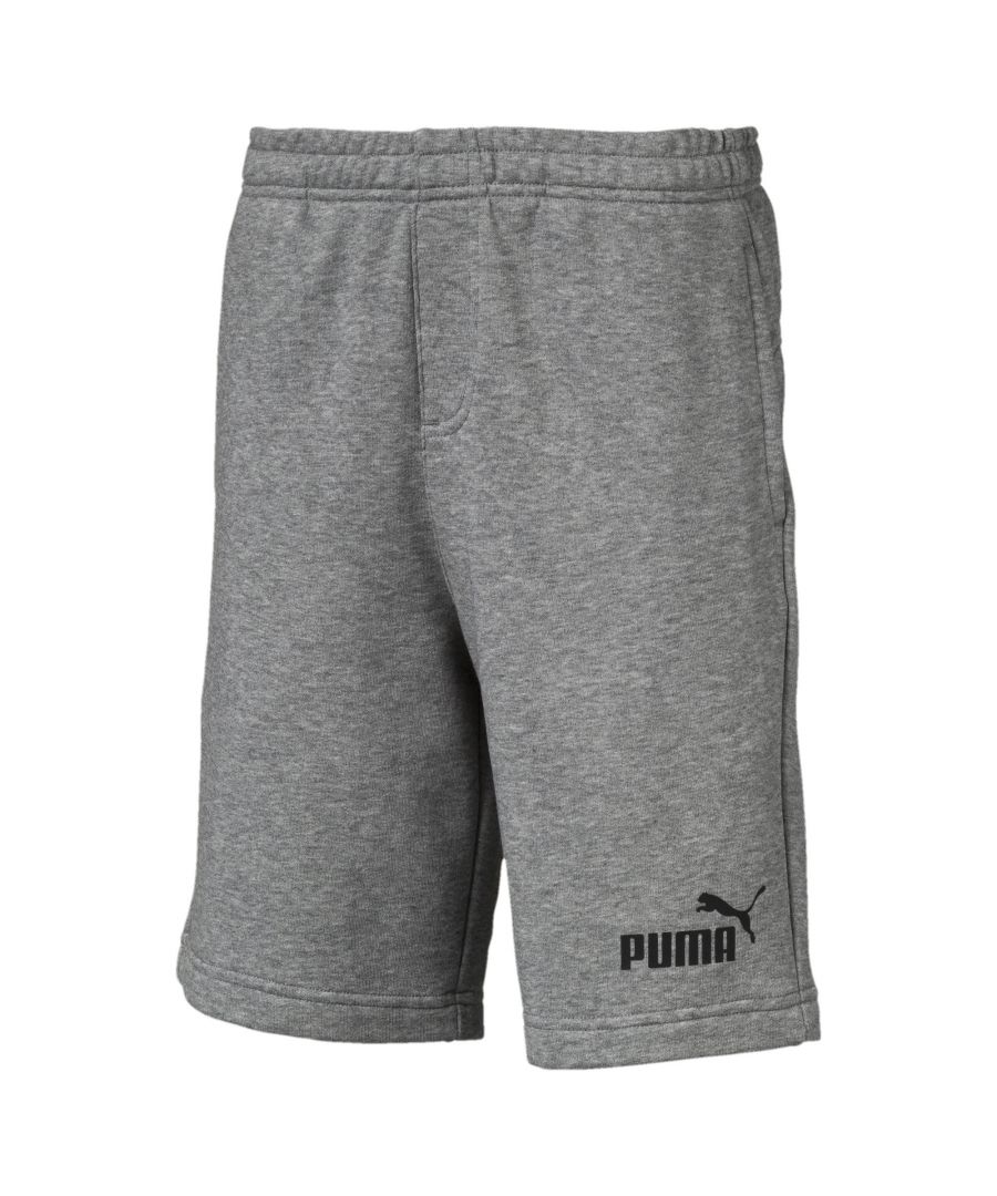 Image for Puma Essentials Kids Sweat Short Grey - 7-8 Years