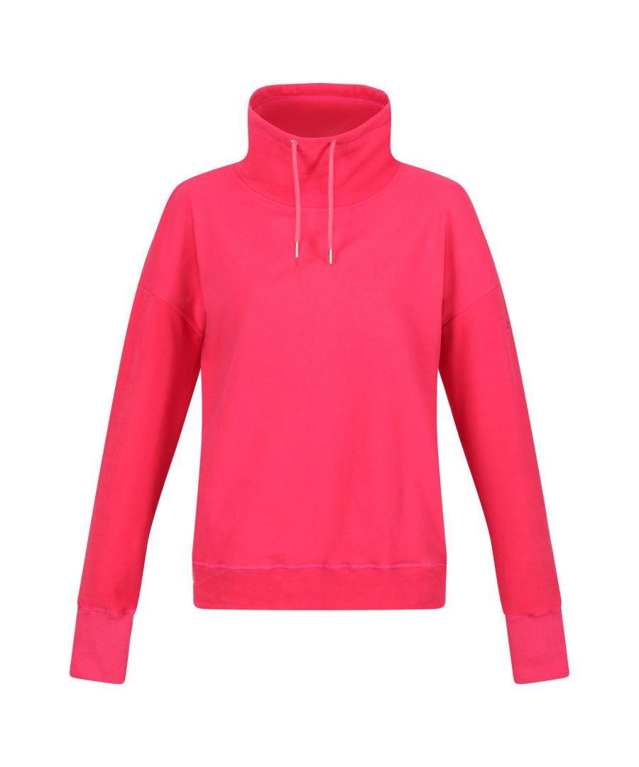 Material: 100% Polyester. Fabric: Fleece. 280gsm. Design: Plain. Adjustable Drawcord Collar. Fabric Technology: Soft. Neckline: Drawcord, Standing Collar. Sleeve-Type: Long-Sleeved. Pockets: 2 Lower Pockets. Fastening: Pull Over.