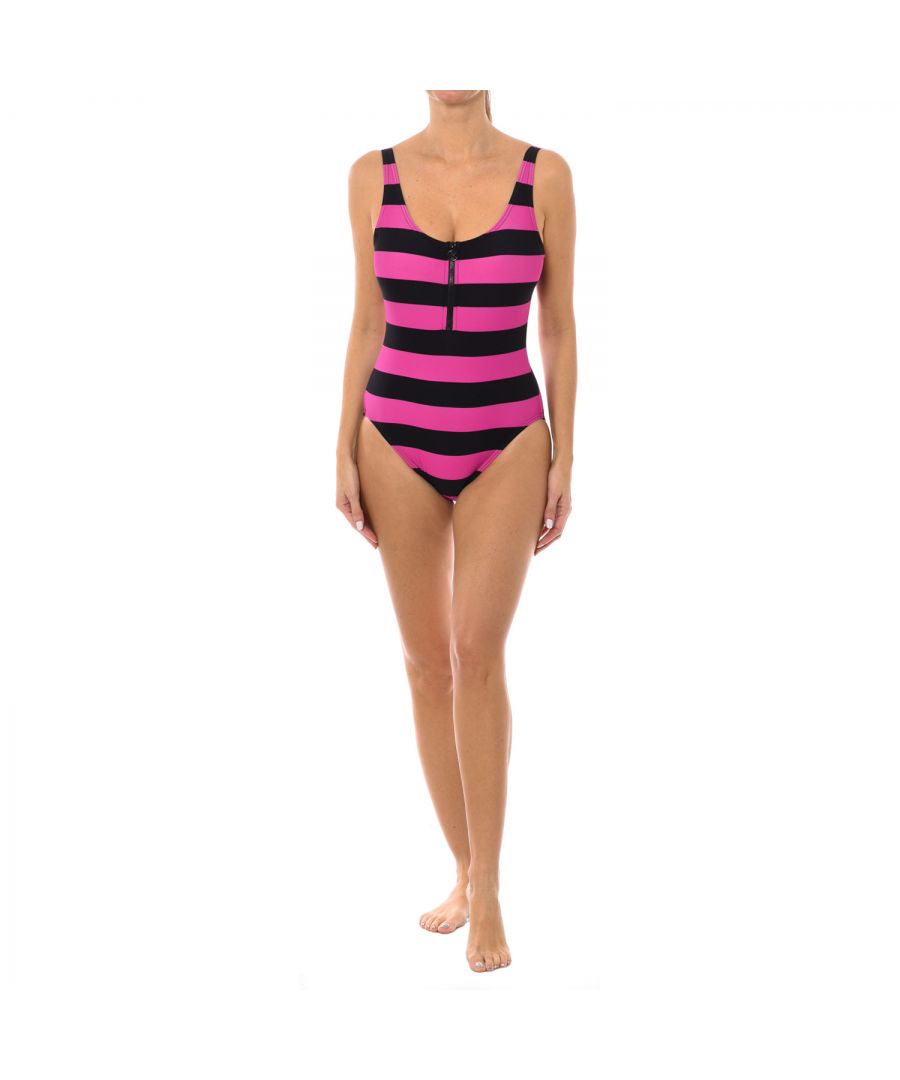 Michael Kors Womens Classic style swimsuit with zipper MM4M810 women - Pink Polyamide - Size Small