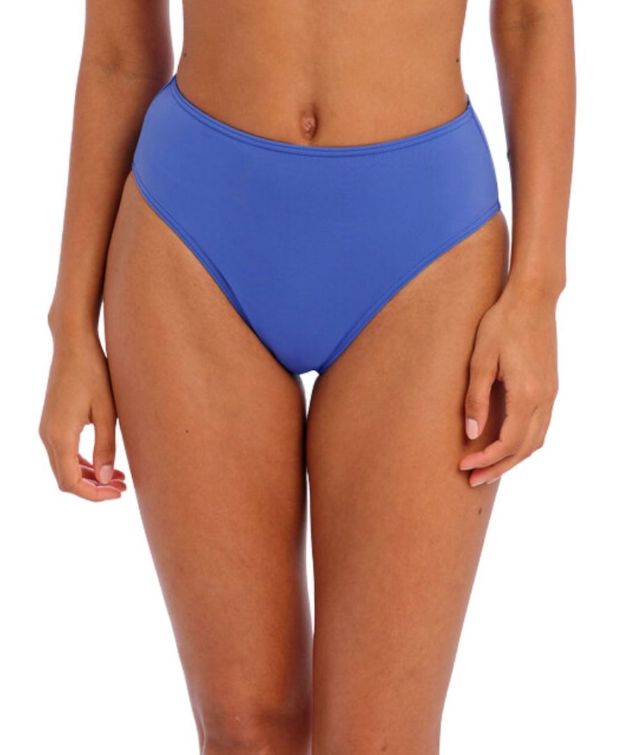 Freya Womens Jewel Cove High Waist Bikini Brief - Blue - Size X-Large