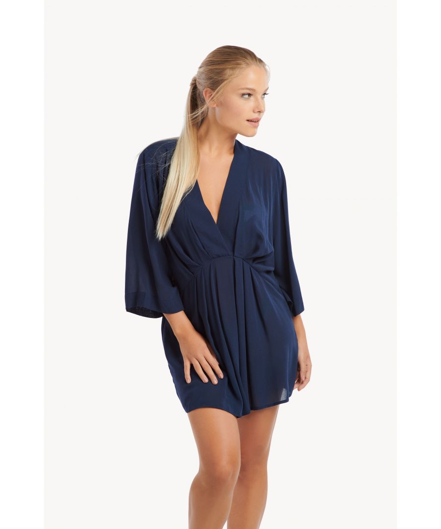 This tunic from the Lisca ‘Panama’ range is modern and flowy. Features deep V-neck, draping in the front and is loose-fitting for optimum comfort.