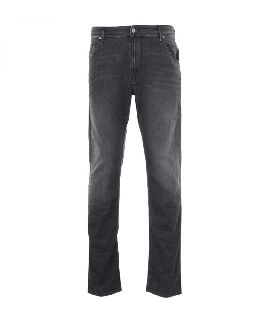 Image for Diesel Krayver Slim Fit Jeans - Washed Black