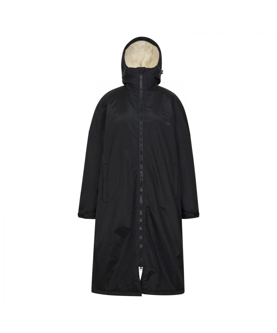 Mountain Warehouse Womens/Ladies Tidal Waterproof Changing Robe (Black) - Size Large