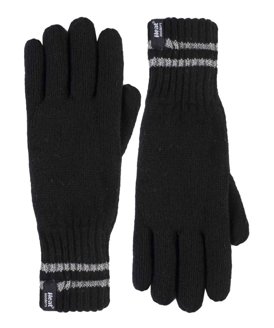 Heat Holders Mens High Visibility Hi Viz Reflective Thermal Winter Work Gloves 