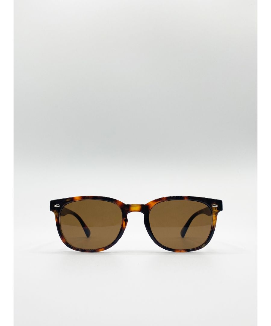Brown Tortoiseshell Classic Preppy Square Sunglasses\n\n\nFrame Colour: Brown Tortoiseshell\nLens Colour: Brown\nFrame Material: Plastic\nOne Size\nFDA Approved\nUV 400 PROTECTION IN ACCORDANCE WITH 89/686/EEC BS EN ISO 123-1:2013\nSKU: SG80673209