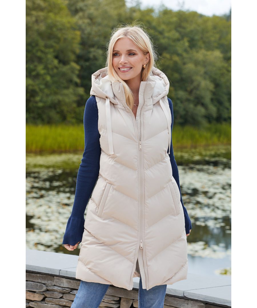 Vamp' Longline Padded Gilet