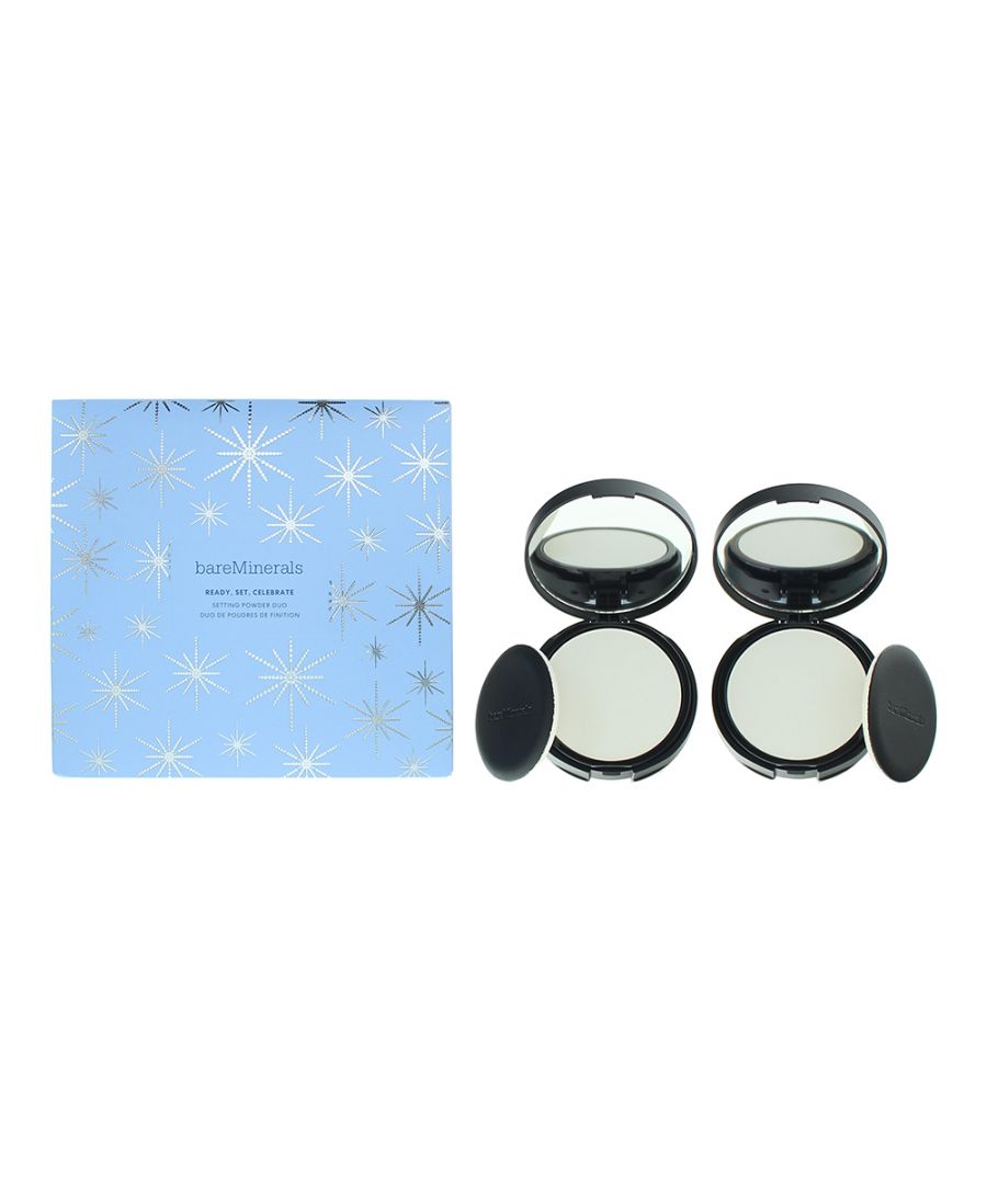 This duo pack contains a pair of Bare Minerals Original Tinted Tan Deep Mineral Veil Loose Setting Powder, which is a translucent powder designed to keep looks natural, whilst covering imperfections. The powder leaves the skin with a soft, airbrushed look. The powder is long lasting, weight less and Paraben Free, Gluten Free, Talc Free, Synthetic Fragrance Free, PEG Free, Tree Nut Free and SLS Free.