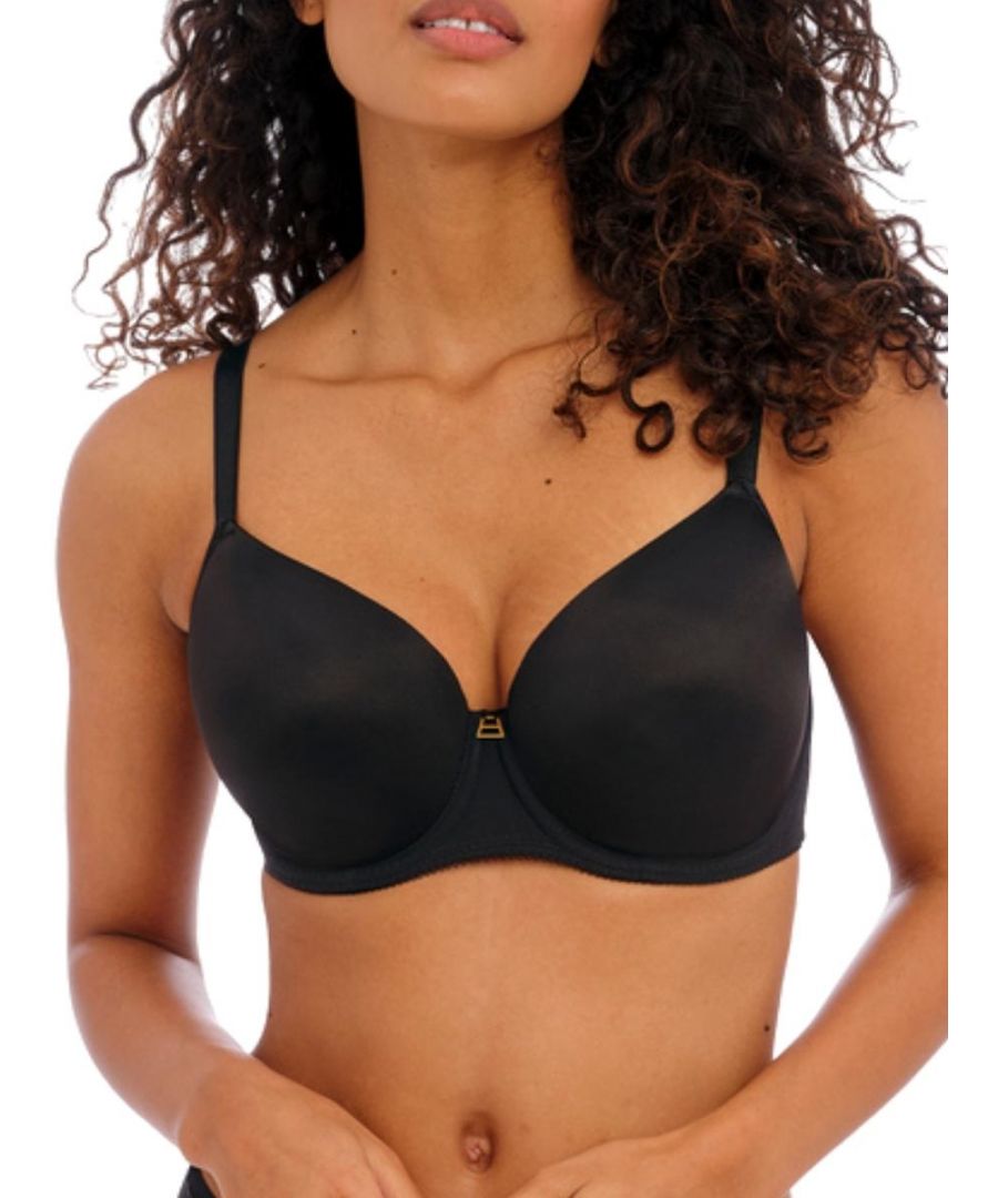 Freya Womens Snapshot Demi Plunge Moulded Bra - Black - Size 34DD