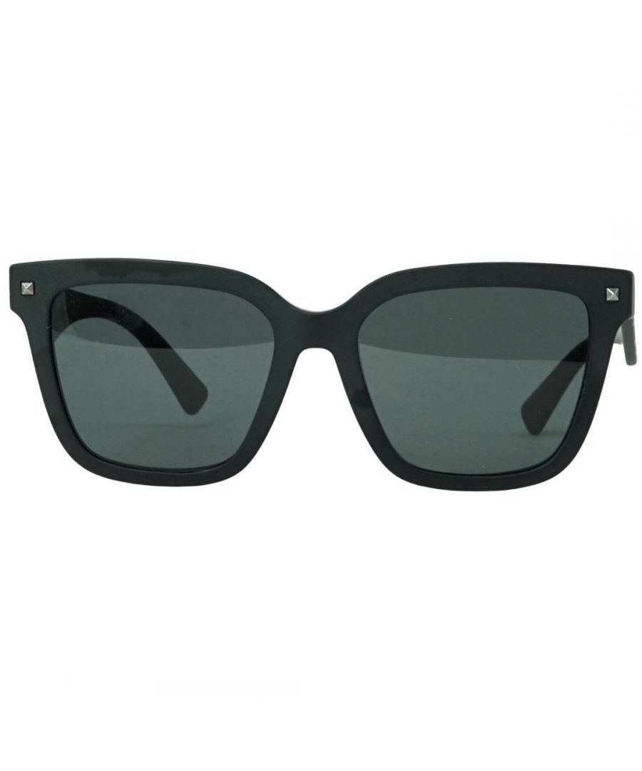 Valentino VA4084 519587 Black Sunglasses. Lens Width = 55mm. Nose Bridge Width = 18mm. Arm Length = 140mm. Sunglasses, Sunglasses Case, Cleaning Cloth and Care Instructions all Included. 100% Protection Against UVA & UVB Sunlight and Conform to British Standard EN 1836:2005