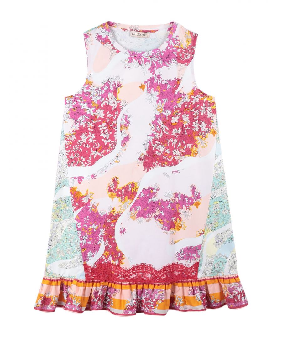 Image for Emilio Pucci Girl Kids’ Cotton Dress in Pink