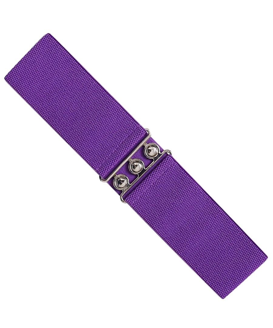 Womens Elasticated Waist Belt, Wide Stretch Belt With Comfortable Fit, Ideal For Dresses, Multiple Colours For Multiple Outfits, Hand Wash Only, 65% Polyester, 35% Elastane