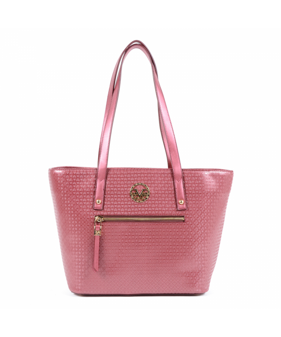 By Versace 19.69 Abbigliamento Sportivo Srl Milano Italia - Details: 2410 CLARET RED - Color: Purple - Composition: 100% SYNTHETIC LEATHER - Made: TURKEY - Measures (Width-Height-Depth): 38.5x25.5x13 cm - Front Logo - Two Handles - Logo Inside - Two Inside Pocket