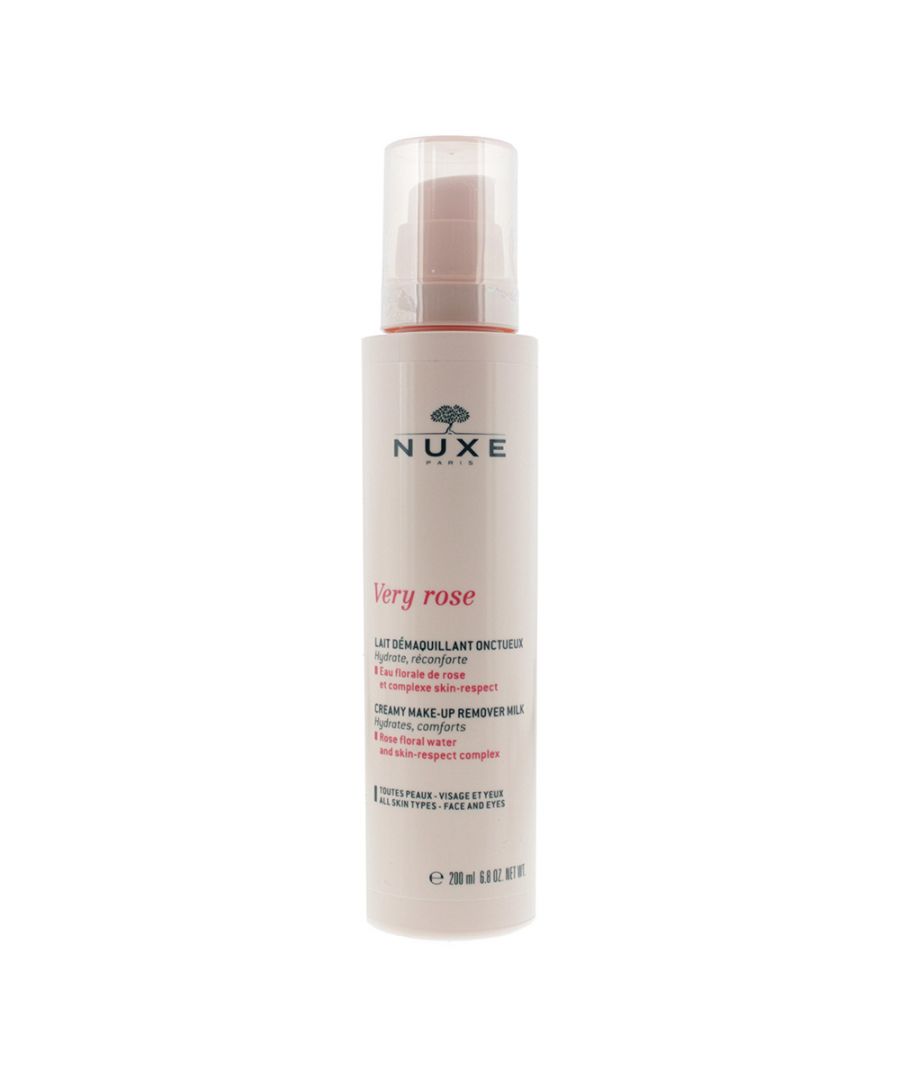 Nuxe Very Rose Make-Up Remover Milk is a delightful make up remover. The remover comes in a creamy, indulgent milk, that feels amazing on the flesh whilst removing make up and build up from the pores. The milk-in-oil texture avoids leaving an oily finish, whilst providing skin with a boost of moisture, a lovely Rose scent and makes skin softer to the touch.