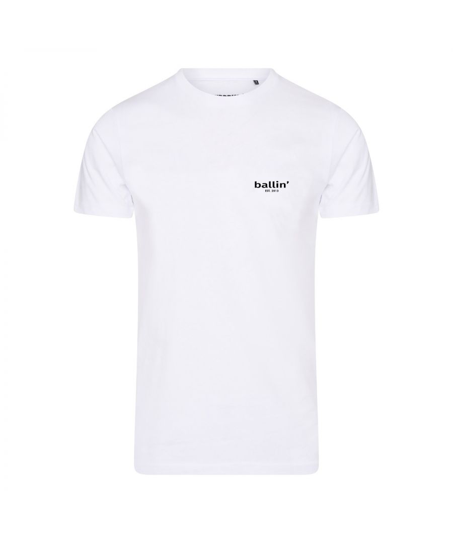 Ballin Est. 2013 Tee SS Small Logo Shirt Wit
