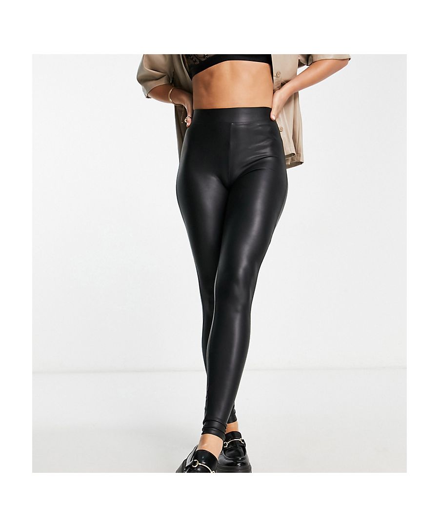 Trousers & Leggings by Only Tall Make your jeans jealous High rise Elasticated waistband Bodycon fit Sold by Asos