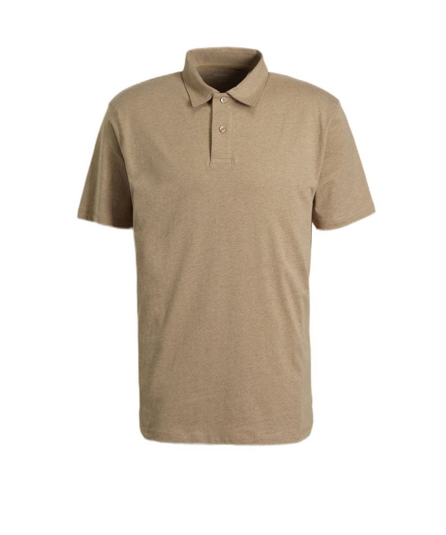 ESPRIT regular fit polo sand