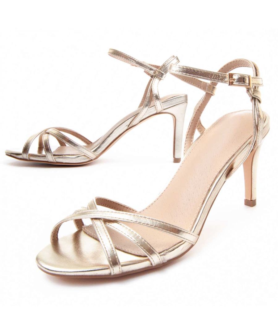 Montevita Heel Sandal Mtalsand2 In Oro