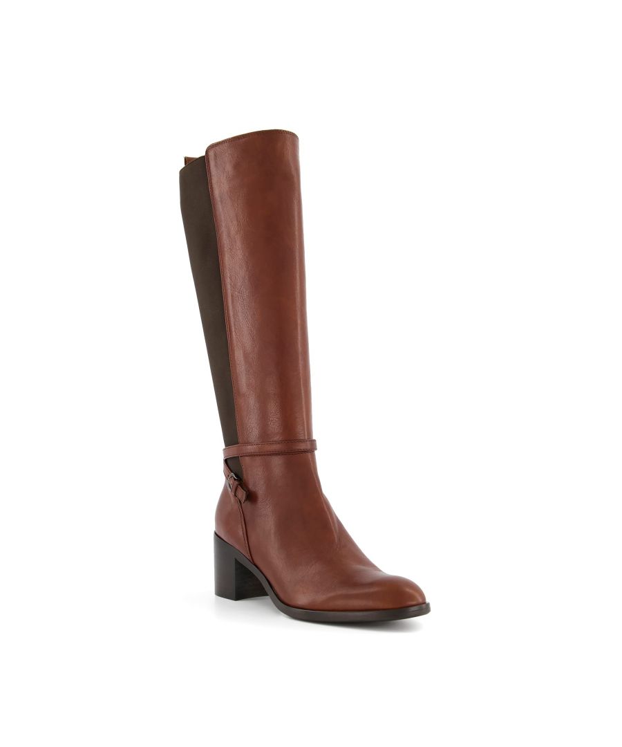 Image for Dune Ladies TAXIE Italian Leather Knee High Riding Boots
