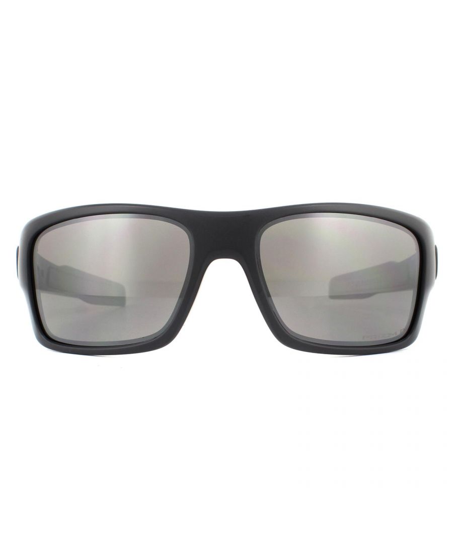 Oakley Sunglasses Turbine XS OJ9003-19 Matte Black  Prizm Black Polarized the popular Turbine lifestyle model has been re-sized to be suitable for young Oakley fans. Unobtanium earsocks and nosepads give added comfort to the cool modern look.