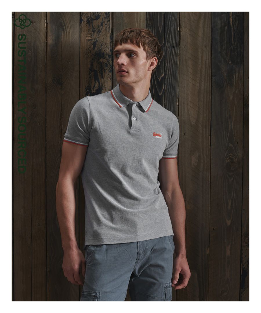 Image for SUPERDRY Organic Cotton Classic Poolside Pique Polo Shirt