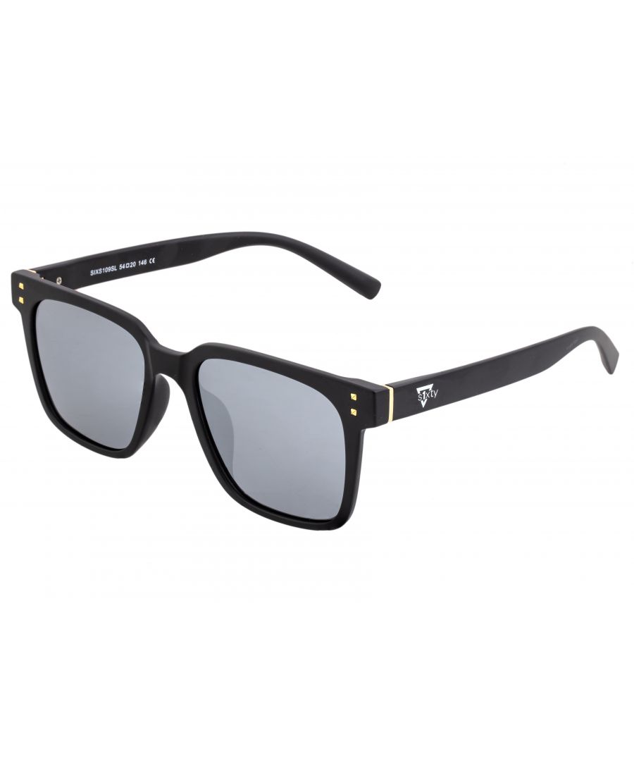 Sixty One Unisex Capri Polarized Sunglasses - Silver - One Size