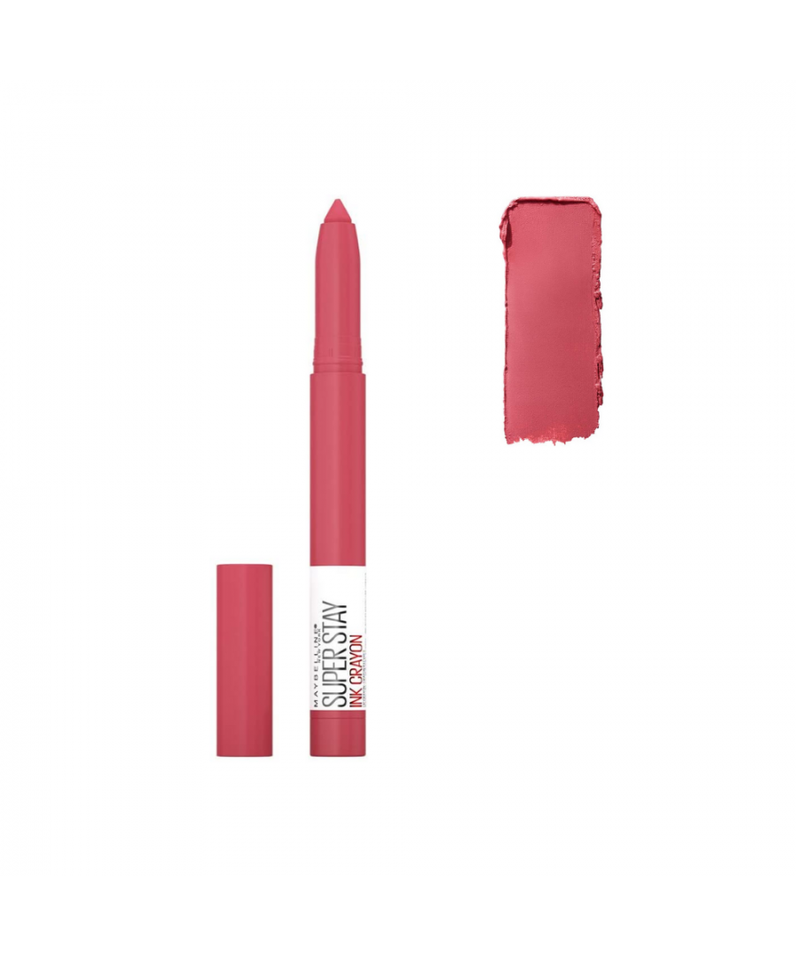 Our 1st Lip Crayon with Elastic Ink technology glides a rich layer of matte color across the lips with mistake-proof control that lasts up to 8 hours.This lipstick is easy to use perfect for on the go people who don't have time to spend ages doing their lipstick.
