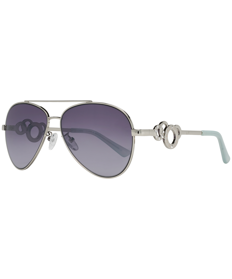 Guess Aviator Womens Silver Grey Gradient GF0365 Metal (archived) - One Size