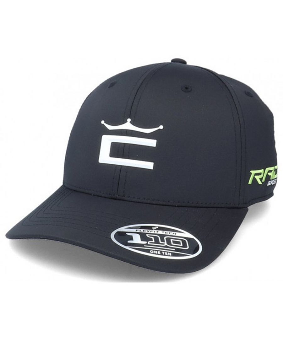 Introducing the Cobra Radspeed Flexfit 110 Navy Golf Cap, a stylish and functional accessory designed to elevate your golfing experience. Engineered with precision and crafted with the utmost attention to detail, this cap is a perfect blend of performance, comfort, and contemporary style.\n\nThe Cobra Radspeed Flexfit 110 Navy Golf Cap features a sleek navy color that exudes sophistication and versatility. Its clean design is complemented by the iconic Cobra logo on the front, showcasing your dedication to the game while adding a touch of modern flair to your ensemble.\n\nOne of the key highlights of this cap is its Flexfit 110 technology, ensuring an ideal fit for all head sizes. \n\nDesigned with performance in mind, the Cobra Radspeed Flexfit 110 Navy Golf Cap is equipped with advanced moisture-wicking properties. The fabric wicks away perspiration, keeping your head cool, dry, and comfortable even during intense rounds of golf. This feature allows you to maintain your focus on the game without any distractions caused by excess heat or sweat.\n\nFurthermore, the cap incorporates a pre-curved bill that shields your eyes from the sun's glare, ensuring enhanced visibility and optimum concentration. The bill is carefully shaped to provide the perfect balance between coverage and unhindered vision, so you can confidently address each shot.\n\nCrafted from high-quality materials, this cap offers durability and longevity, making it a reliable companion on the course for seasons to come. The attention to detail and superior craftsmanship of the Cobra Radspeed Flexfit 110 Navy Golf Cap ensure that it meets the high standards expected by golf enthusiasts and professionals alike.\n\nWhether you're an avid golfer looking for a stylish addition to your collection or a beginner seeking the perfect cap to elevate your game, the Cobra Radspeed Flexfit 110 Navy Golf Cap is the ultimate choice.