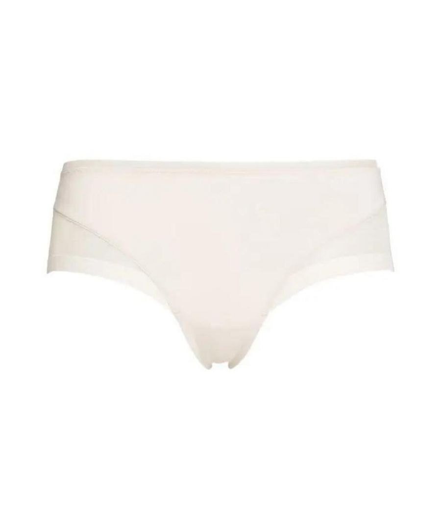 Calvin Klein Womens Sculpted Hipster Brief - White - Size Small