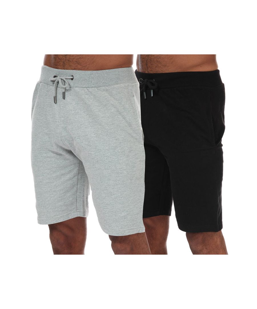 Image for Men's Collective Club 2 Pack Jog Shorts in Multi colour