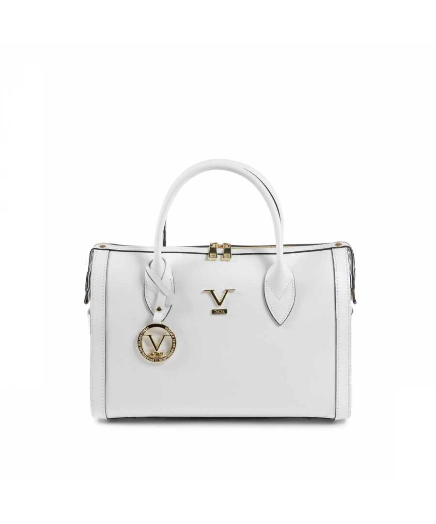 By: 19V69 Italia- Details: V014-G PALMELLATO BIANCO- Color: White - Composition: 100% LEATHER - Measures: 33x22x15 cm - Made: ITALY - Season: All Seasons