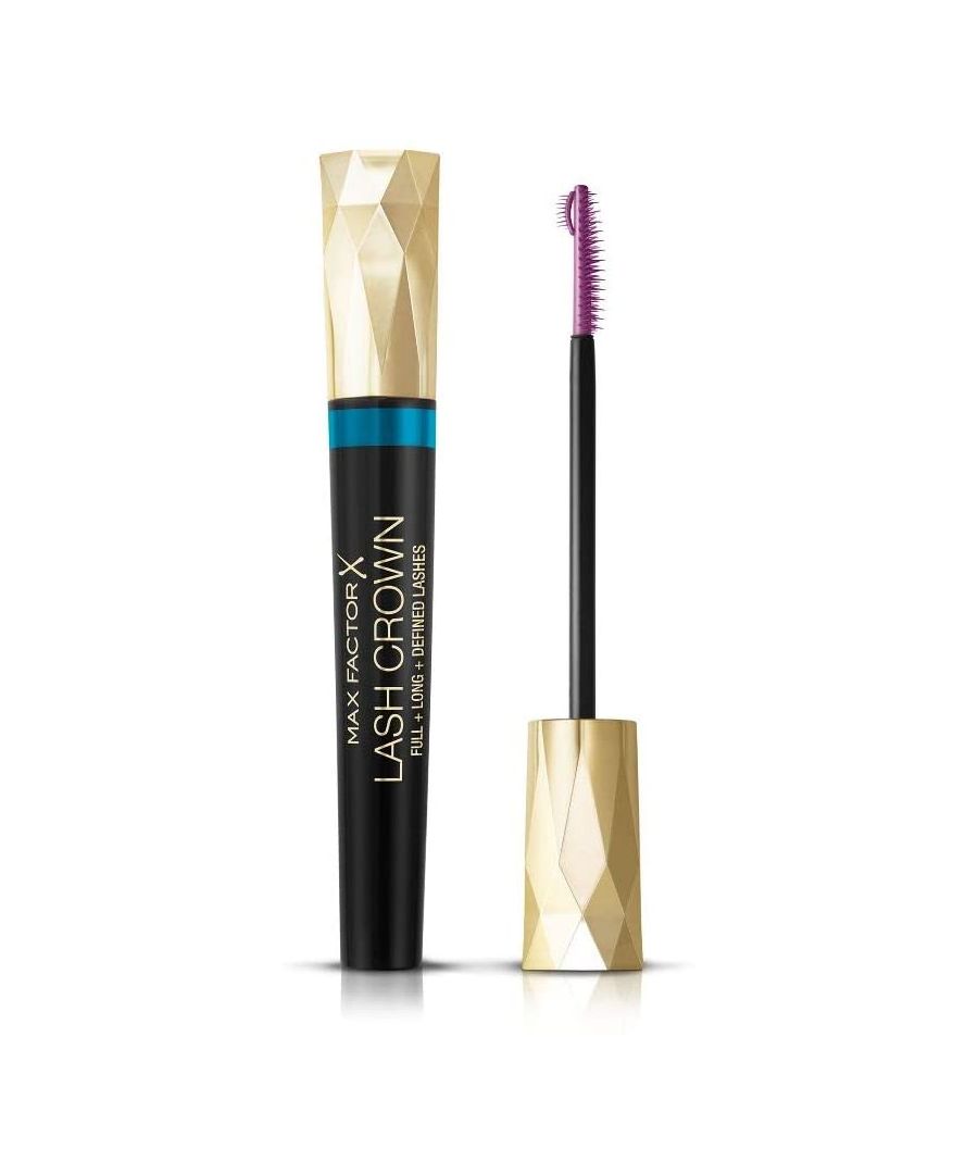 Max Factor Lash crown waterproof mascara - 6.5ml |Black Max Factor masterpiece lash crown mascara lengthens, defines and gives volume to the lashes for a fan effect. 