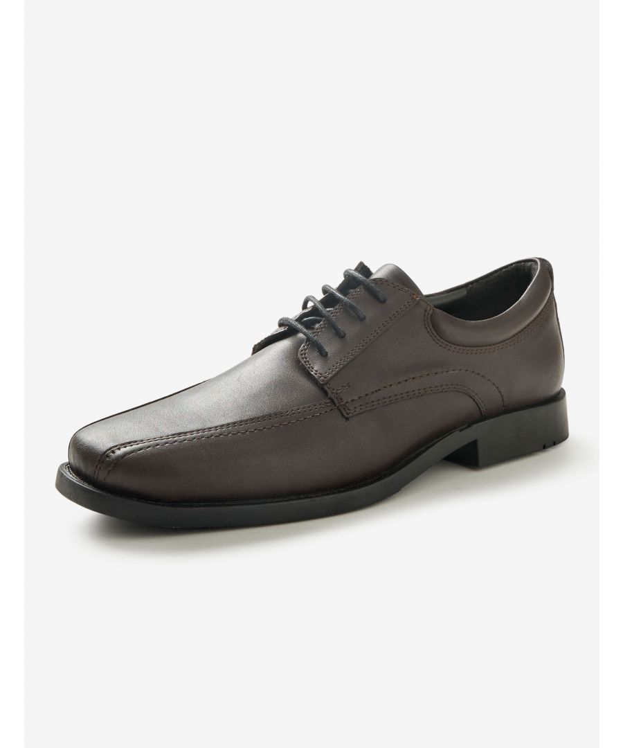 Rivers classic lace up shoe features detailed side stitching and flat front design is an every day essential you can really put to work. Lace UpComfortableDouble Stitch DetailClassic DesignMaterial:  100% Synthetic