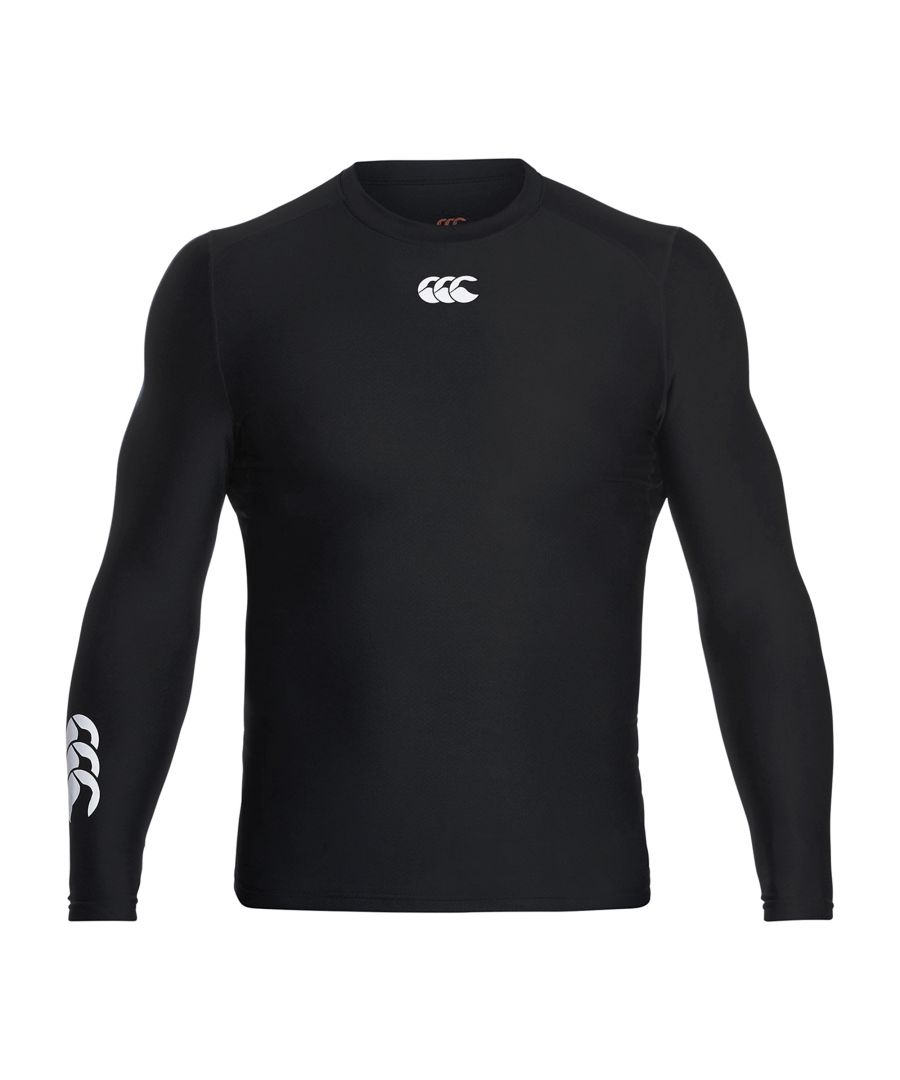 Image for Canterbury Mens ThermoReg Long Sleeve Base Layer Top (Black)