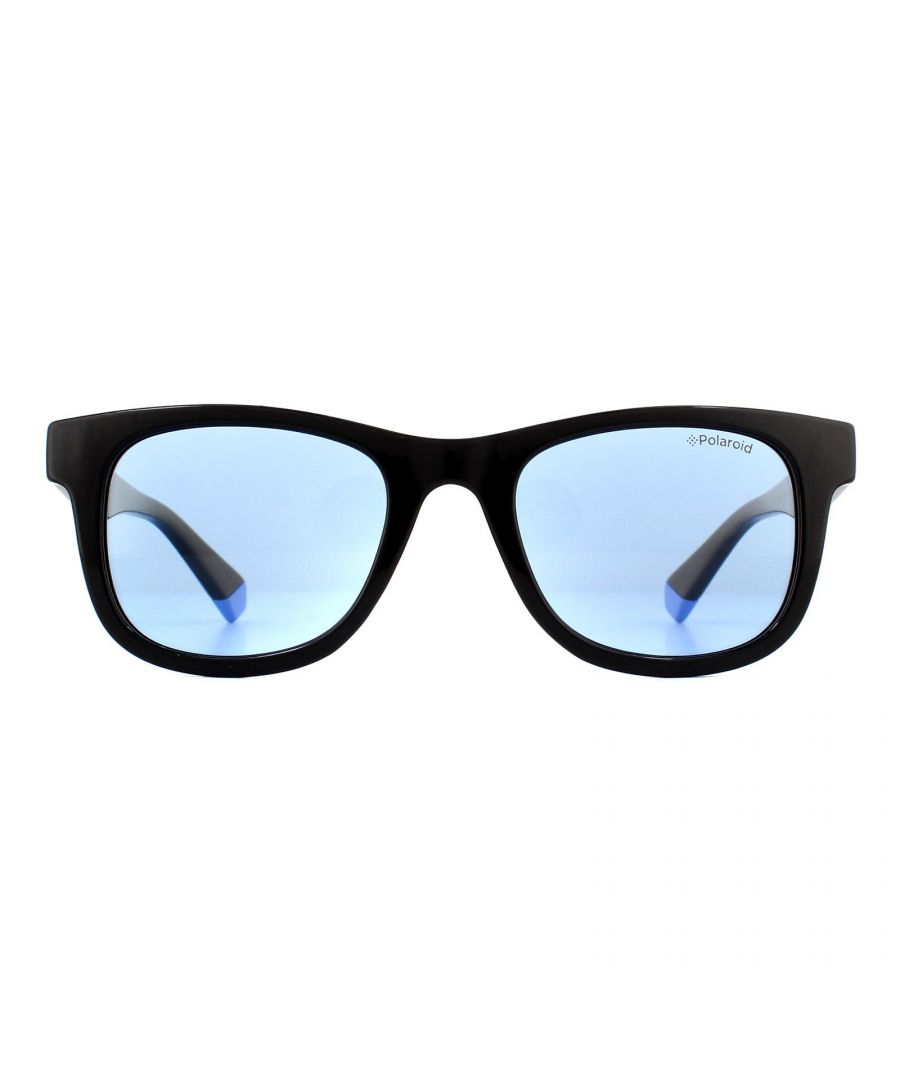 Image for Polaroid Kids Sunglasses 8009/N/NEW D51 C3 Black Blue Blue Polarized