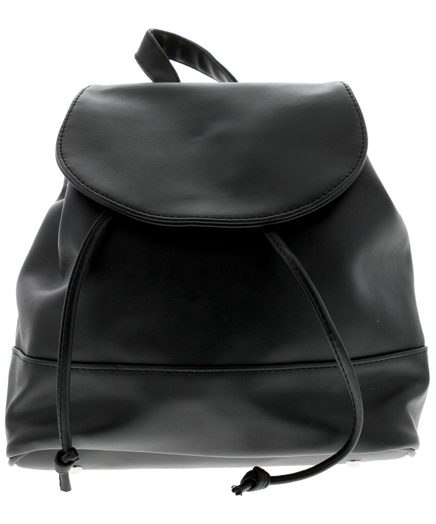 Wynsors Chloe Womens Small Backpack Black. Manmade Upper. Manmade Lining. Synthetic Sole. Ladies Womans Girls Backpack School College Travel Holiday Festival Casual Trend Holiday.
