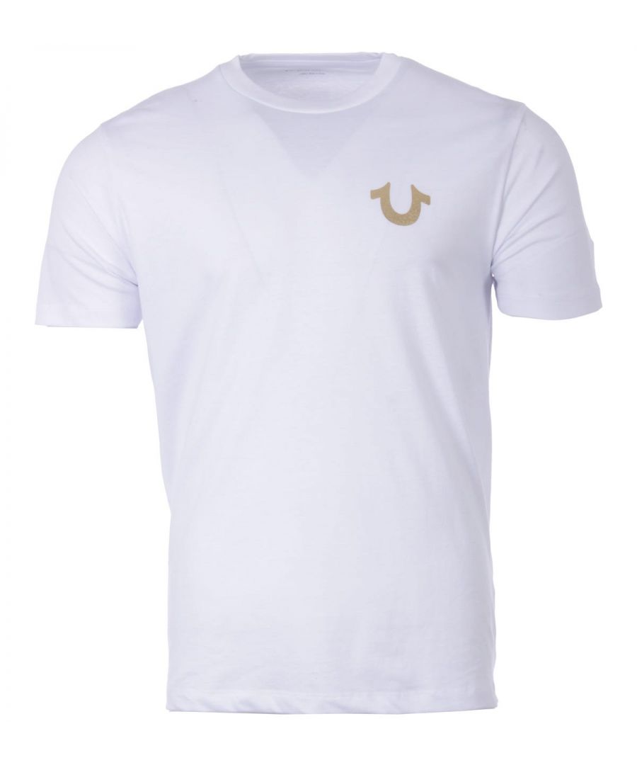 Image for True Religion Halo Logo Crew Neck T-Shirt - White