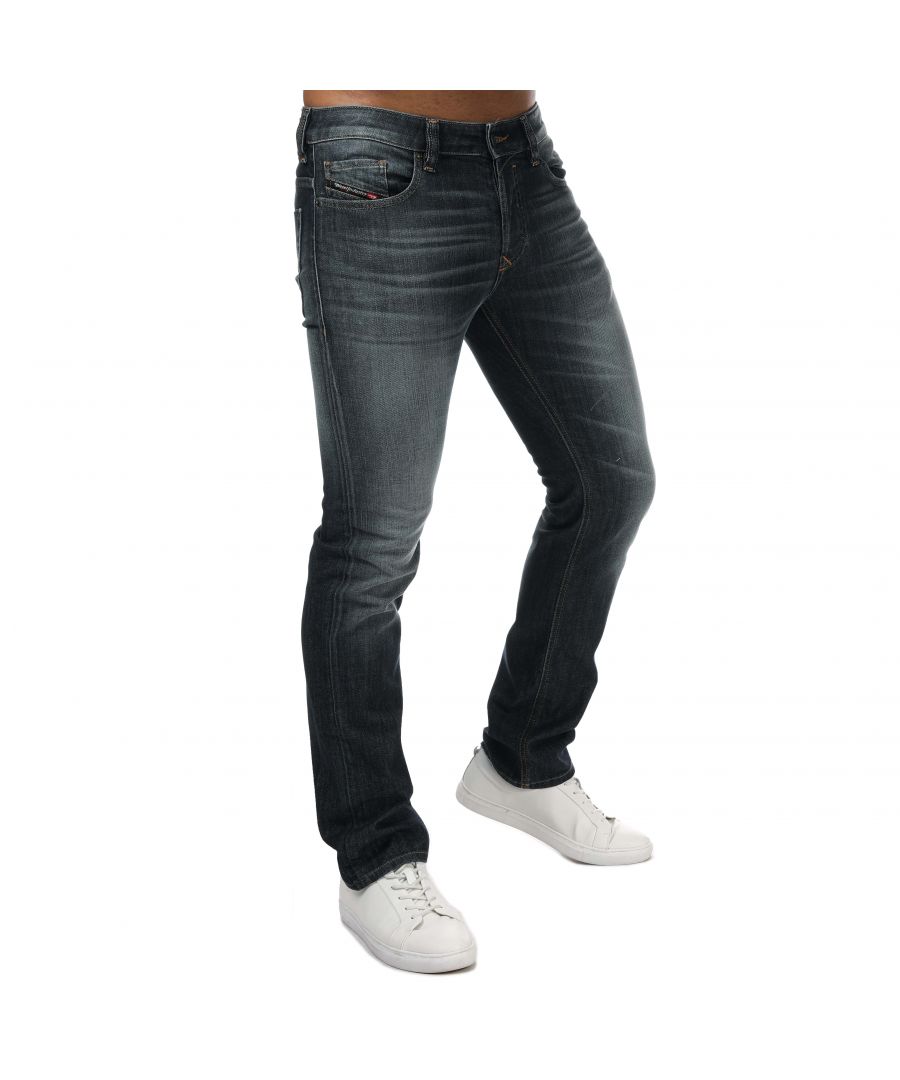 Image for Men's Diesel Safado-X Straight Leg Jeans in Dark Blue