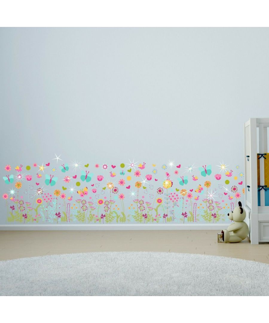 Image for Colourful Summer Skirting and Swarovski, Self adhesive, DIY, crystals, Wall Stickers, Wall Stickers Kids Room