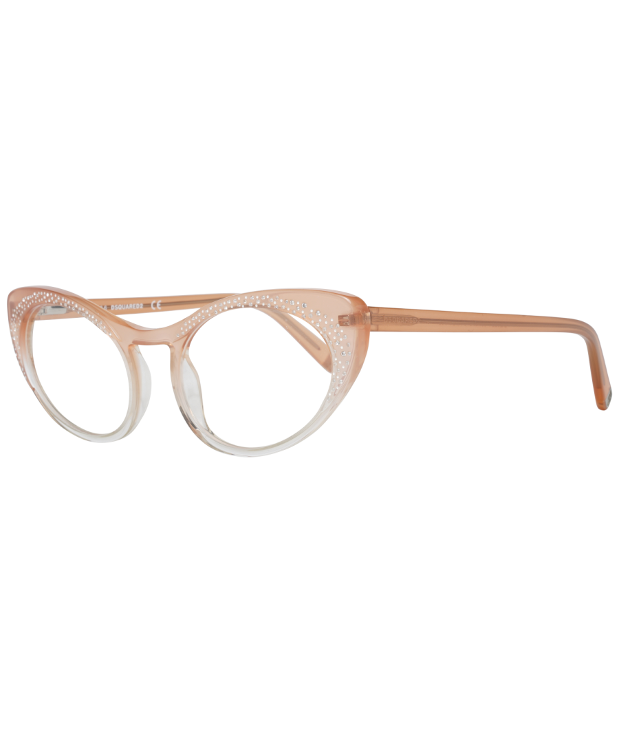 Dsquared2 Optical Frame DQ5224 073 54 Women\nExtras: Geen extra's\nFrame kleur: Roze\nFrame materiaal: Kunstostof\nGlas breedte: 54\nGlas hoogte: 32\nWeb breedte: 20\nTempel Lengte: 140\nVeer Scharnier: Ja\nLeveringsomvang: Etui\nFrame Stijl: Full-Rim