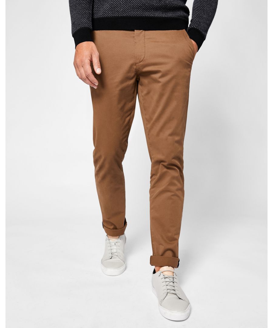 Image for Ted Baker Clascor Classic Fit Chinos, Tan