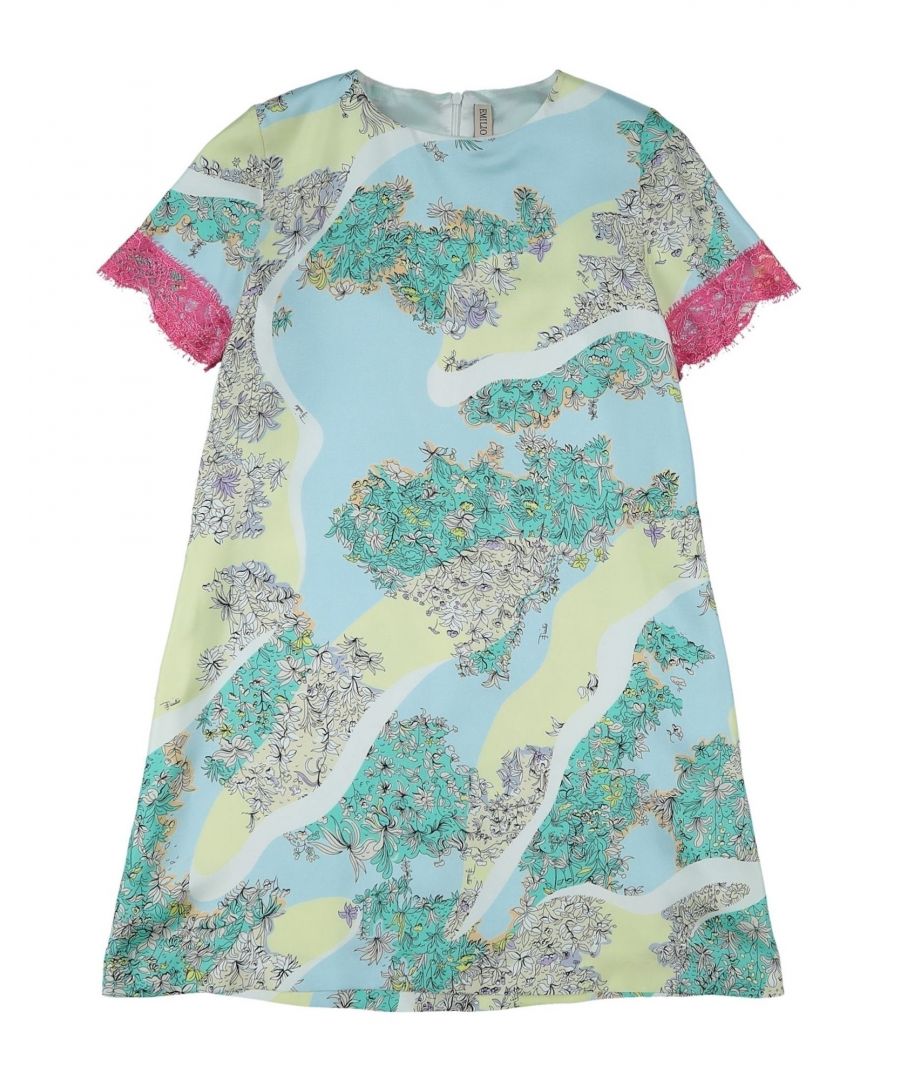 Image for Emilio Pucci Girl Kids’ Silk Dress in Blue