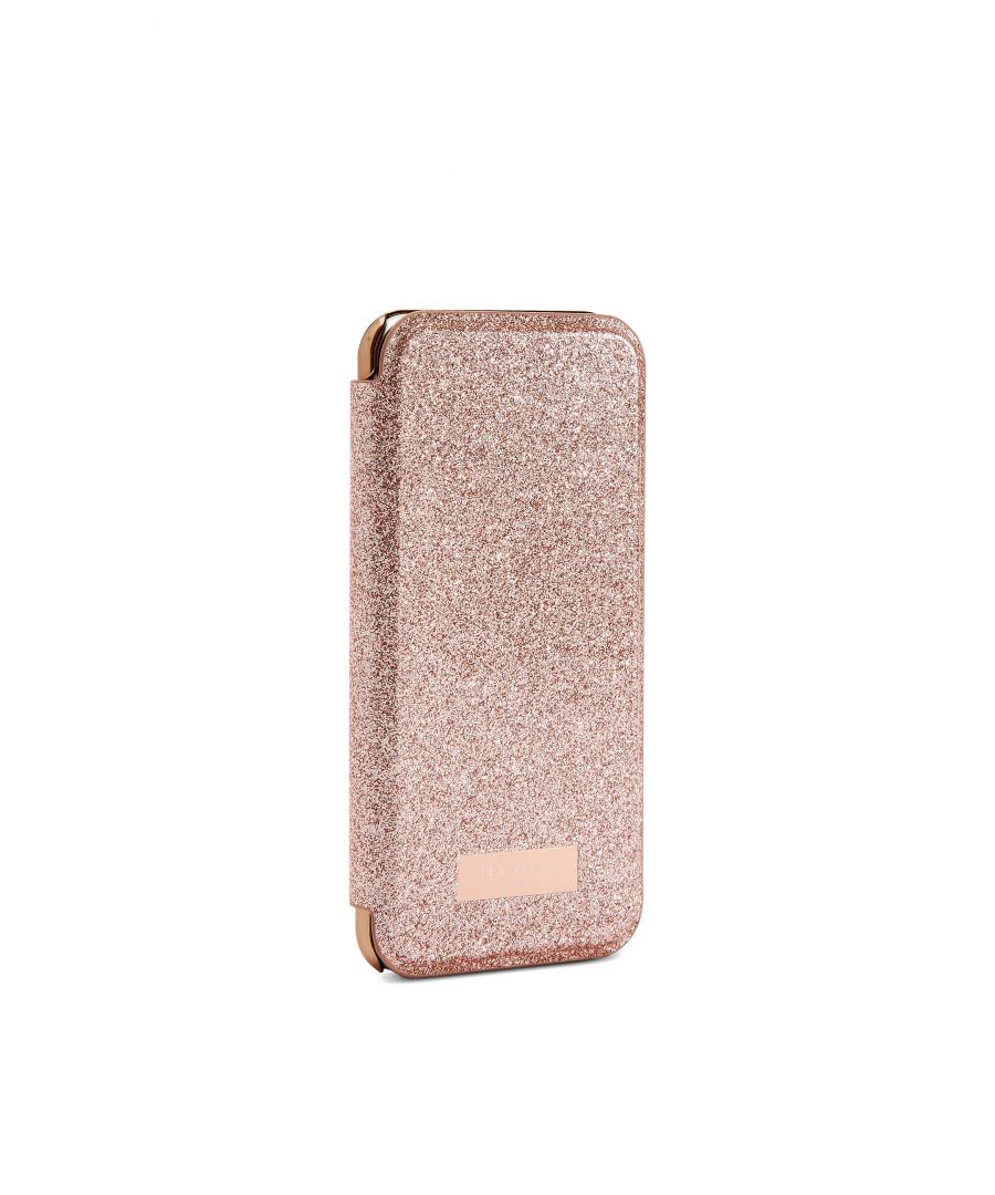 Image for Ted Baker Glitsie Glitter Iphone 6/7/8/Se Book Case, Baby Pink