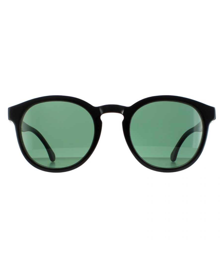 Paul Smith Round Womens Black Green Gradient PSSN056 Deeley  Sunglasses are a modern round style crafted from lightweight acetate. The Paul Smith logo features on the temples for brand authenticity.