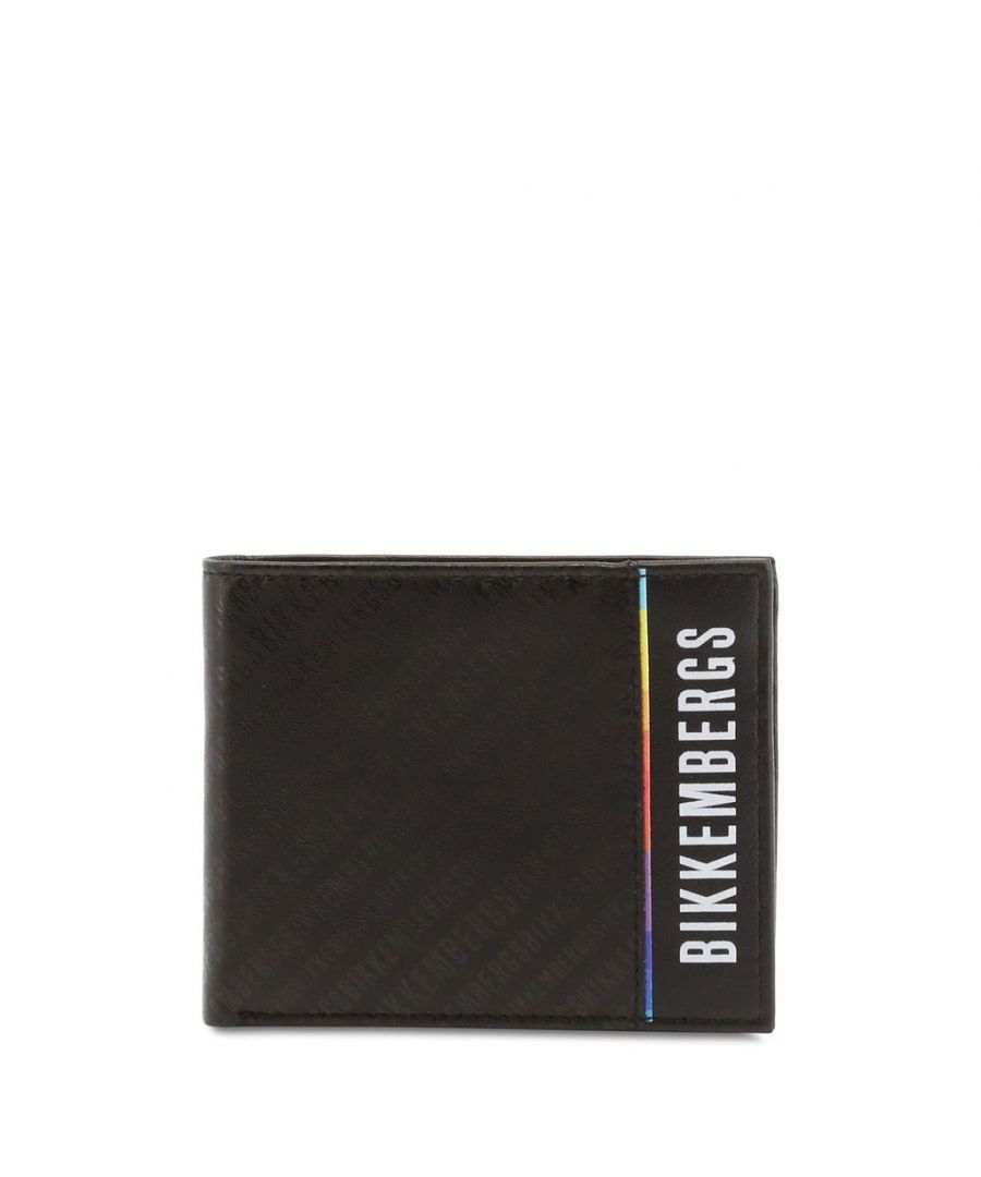 Brand: Bikkembergs Collection: Spring/summer  Gender: Man  Material: Leather  Inside: Credit Card Holder, Documents Compartment  Width cm: 11.5  Height cm: 9  Depth cm: 1  Original Packaging: Yes