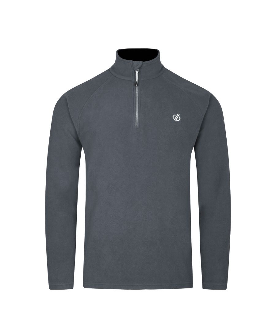 Dare 2B Mens Freethink II Fleece Top (Ebony Grey) - Size Small