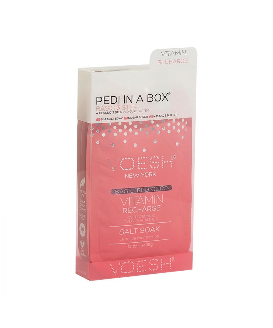 Image for Voesh 3 Step Basic Pedi in a Box Vitamin Recharge